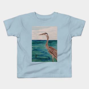 Great Blue Heron Kids T-Shirt